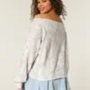 Easy Double Off-the-Shoulder University of Texas Graphic Sweatshirt