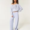 Easy Off-the-Shoulder NYC Graphic Sweatshirt