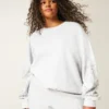 Easy Studded Graphic Crew Sweatshirt