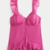 Enkel babydoll-top i chiffong