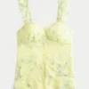 Enkel babydoll-top i chiffong