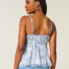 Enkel babydoll-top i chiffong