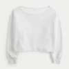 Enkel dobbel off-the-shoulder-genser