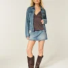 Enkel sateng-camisole med blonder