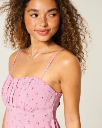 Enkel stroppeløs babydoll-top