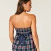 Enkel stroppeløs babydoll-top