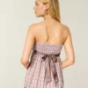 Enkel stroppeløs babydoll-top