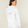 Faux Fur-Lined No-Close Fleece Cardigan