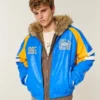 Faux Leather UCLA Bruins Graphic Jacket