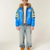 Faux Leather UCLA Bruins Graphic Jacket