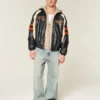 Faux Leather University of Texas at Austin Longhorns Graphic Jacket