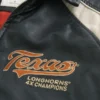 Faux Leather University of Texas at Austin Longhorns Graphic Jacket