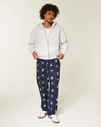 Flanellpyjamasbukser
