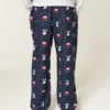 Flanellpyjamasbukser