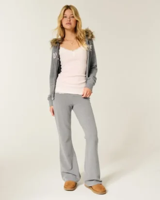 Flare joggebukse
