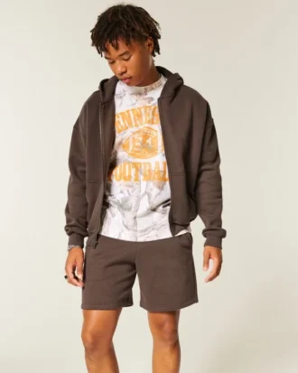 Fleece-shorts over kneet