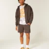 Fleece-shorts over kneet
