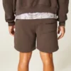 Fleece-shorts over kneet