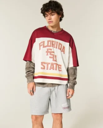 Florida State University Seminoles grafiske fleece-shorts