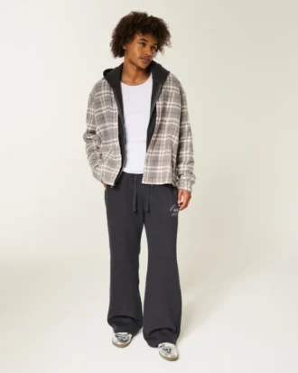 Forest Hills Athletics grafisk bootcut-joggebukse