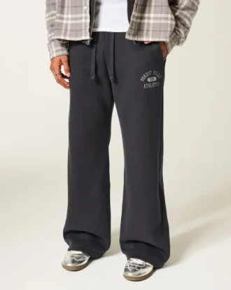 Forest Hills Athletics grafisk bootcut-joggebukse