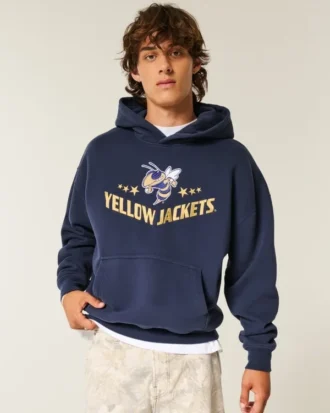 Georgia Tech Yellow Jackets grafisk hettegenser