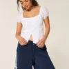 Gilly Hicks Active Cooldown Side Bow Shorts