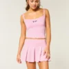 Gilly Hicks Active Drop-Waist Pleated Skortie