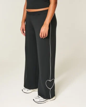 Gilly Hicks Active Recharge baggy bukser med hjerteformet kant