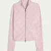Gilly Hicks Active Recharge Bow Double Zip Jacket