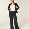 Gilly Hicks Active Recharge Foldover Wide-Leg Pants