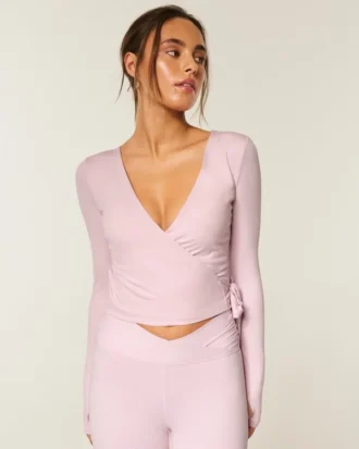 Gilly Hicks Active Recharge langermet wrap-top Gilly Hicks Active Recharge langermet wrap-top