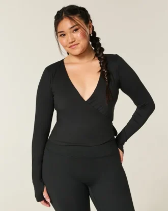 Gilly Hicks Active Recharge langermet wrap-top Gilly Hicks Active Recharge langermet wrap-top
