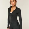 Gilly Hicks Active Recharge Side-Tie Zip-Up Jacket