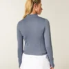 Gilly Hicks Active Recharge Side-Tie Zip-Up Jacket