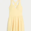 Gilly Hicks Active Recharge Wrap Halter Dress
