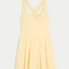 Gilly Hicks Active Recharge Wrap Halter Dress