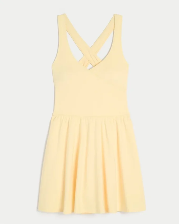 Gilly Hicks Active Recharge Wrap Halter Dress