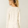 Gilly Hicks Always Cozy Waffle langermet topp med rund hals