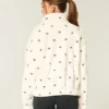 Gilly Hicks brodert sherpa-genser med glidelås