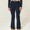 Gilly Hicks genser-strikkede foldbare bootcut-bukser