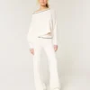 Gilly Hicks genser-strikket foldbar midje rett bukse