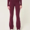 Gilly Hicks Koselig genser-strikket foldbar midje-bootcut-bukse