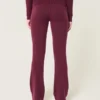 Gilly Hicks Koselig genser-strikket foldbar midje-bootcut-bukse