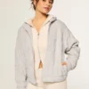 Gilly Hicks Sherpa-genser med glidelås