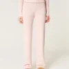 Gilly Hicks Sweater-Knit Straight Pants