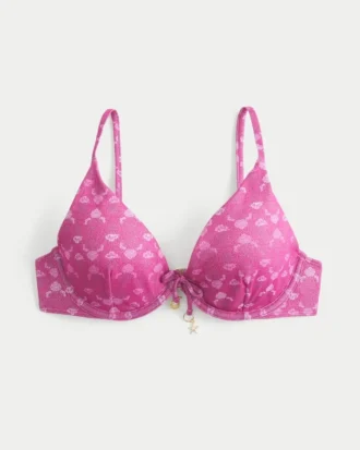 Glitrende bikinitopp med bøyle