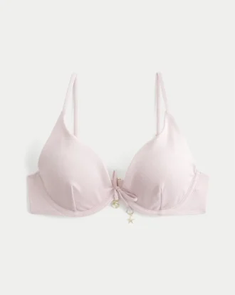 Glitrende bikinitopp med bøyle