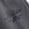 Glitrende logo-grafikk Sweatpants med vide ben