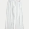 Glitrende logo-grafikk Sweatpants med vide ben